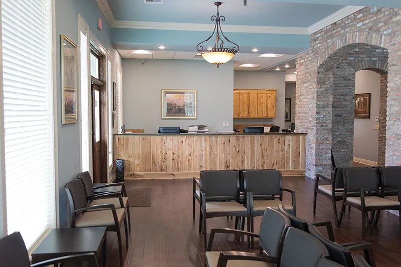 Patient treatment area at Louisiana Dental Center Houma