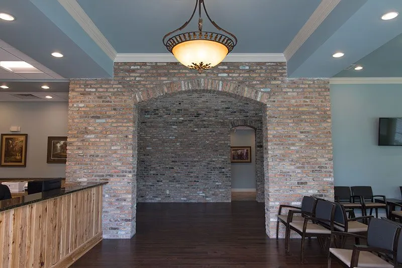 Comfortable patient seating at Louisiana Dental Center Houma